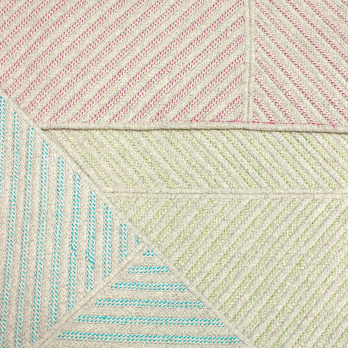 Maine Cottage Four Points Diagonal Rug - Hot Lime | Maine Cottage¨ 