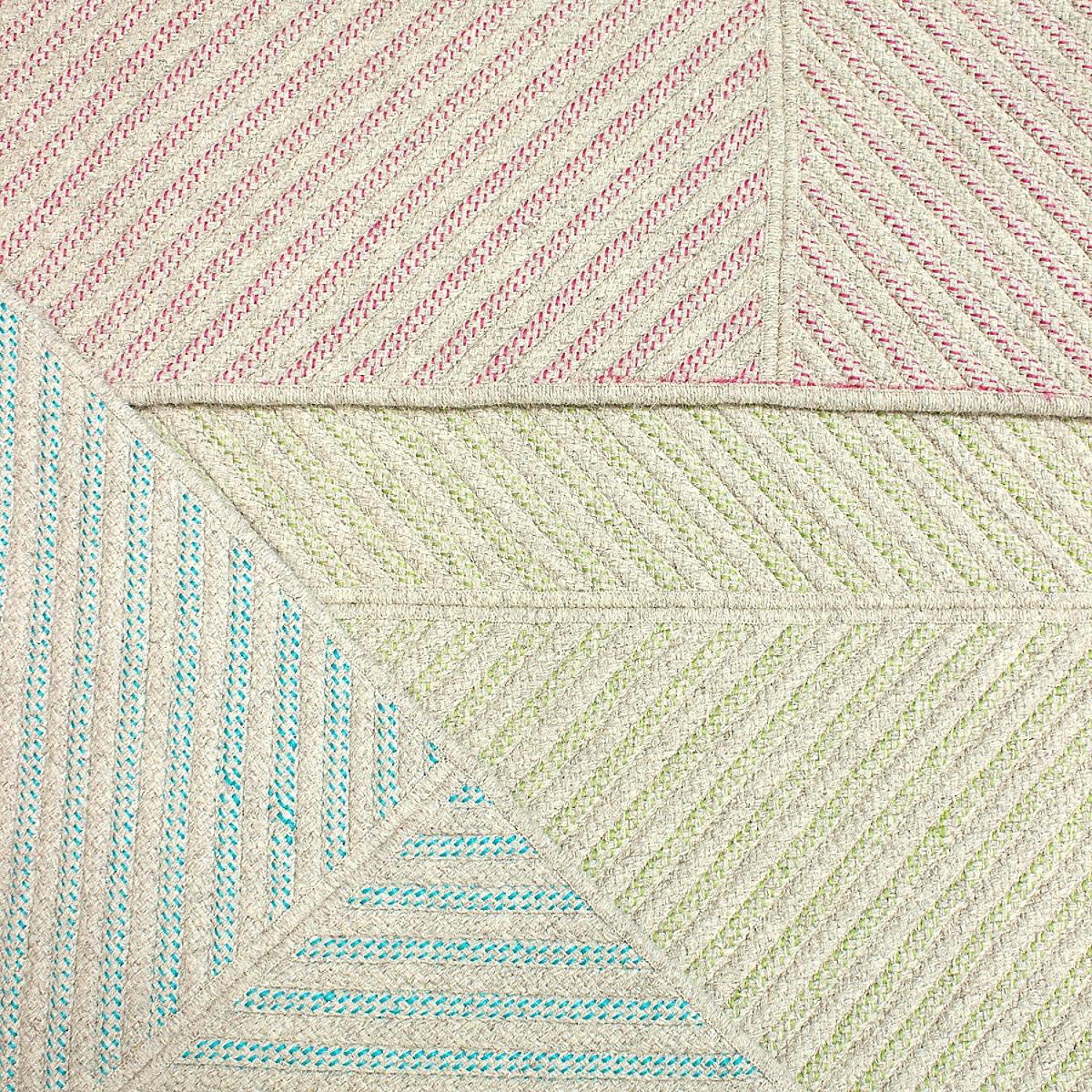 Maine Cottage Four Points Diagonal Rug - Hot Lime | Maine Cottage¨ 