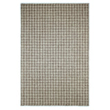 Gridlock Wool and Sisal Rug Medium Brown