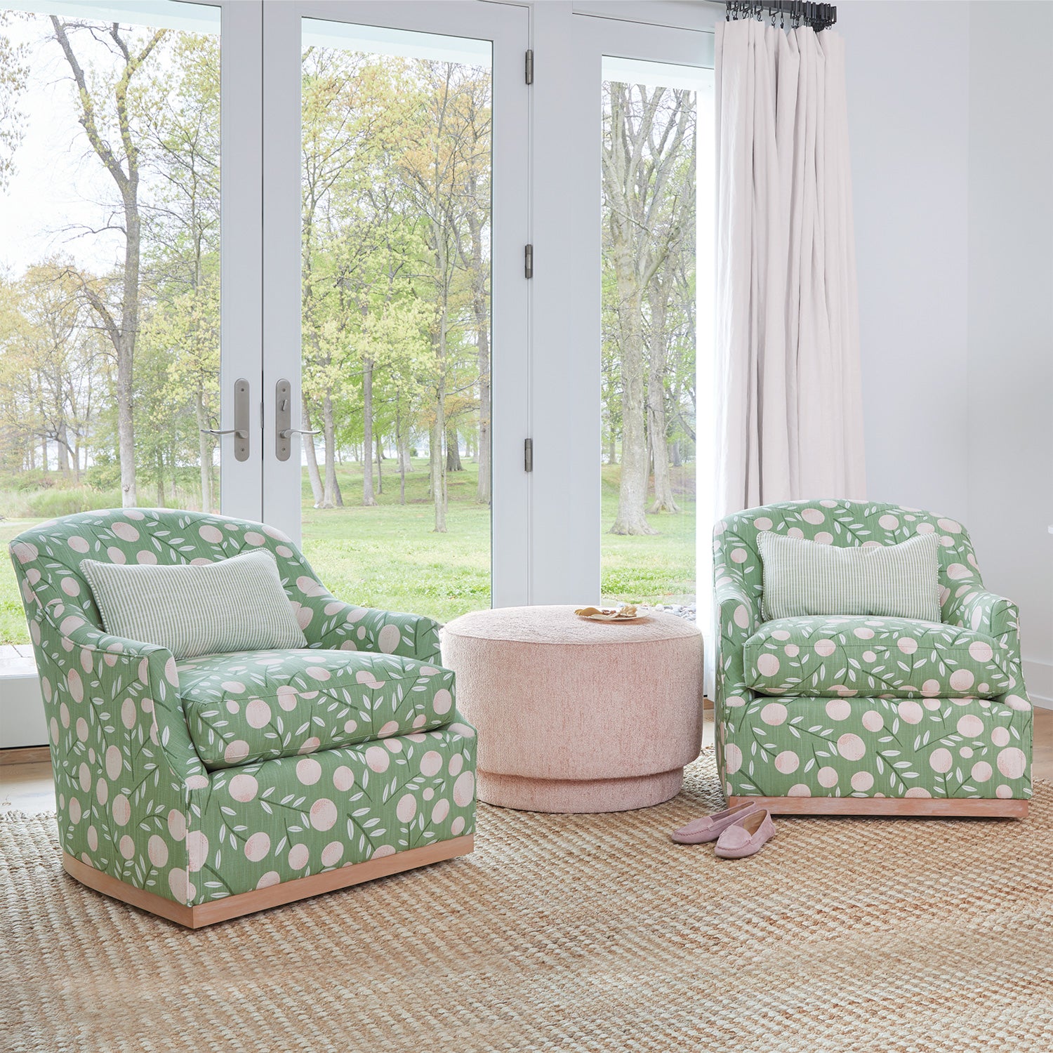 Maine Cottage Suri Ottoman  | Poufs & Ottomans | Maine Cottage® 