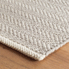 Maine Cottage Herringbone Dove Grey Woven Cotton Rug | Maine Cottage¨ 