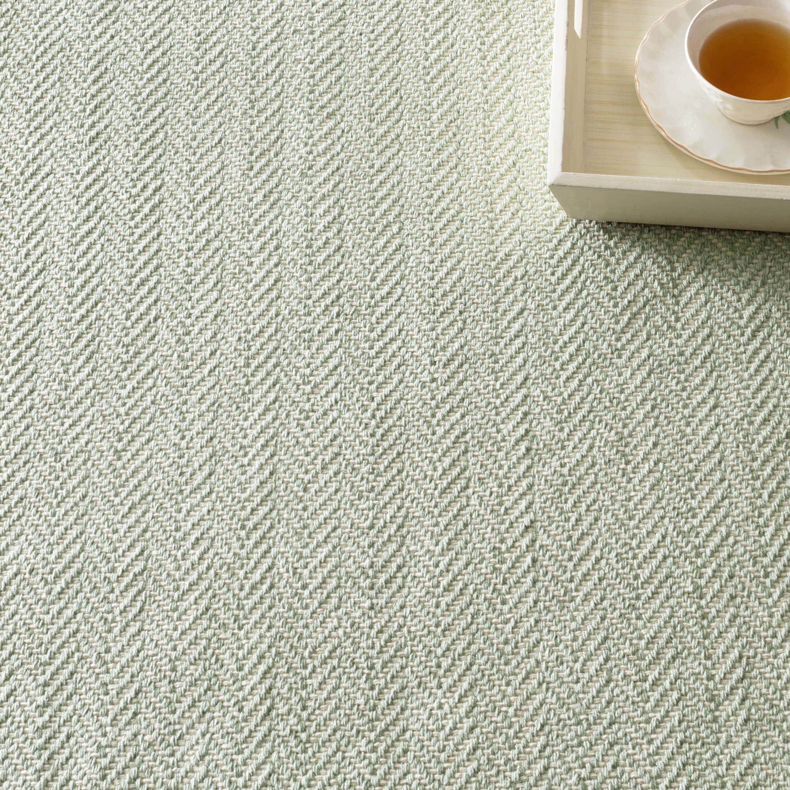 Maine Cottage Herringbone Ocean Woven Cotton Rug | Maine Cottage¨ 