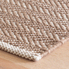 Maine Cottage Herringbone Stone Woven Cotton Rug | Maine Cottage¨ 