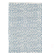 Maine Cottage Herringbone Swedish Blue Woven Cotton Rug | Maine Cottage¨ 