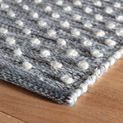 Maine Cottage Hobnail Blue Indoor/Outdoor Rug | Indigo, Blue And Ivory Rug 