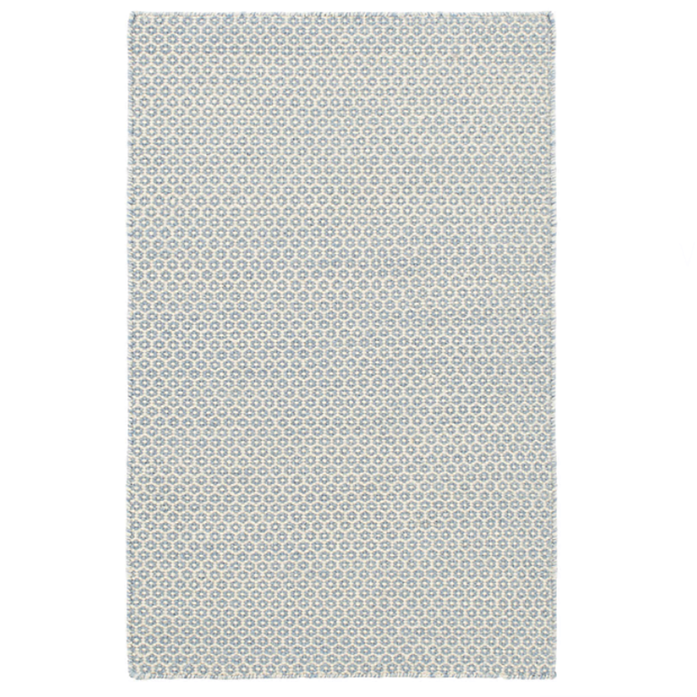 Maine Cottage Honeycomb French Blue Ivory Wool Woven Rug | Maine Cottage¨ 