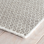 Maine Cottage Honeycomb Ivory Grey Wool Woven Rug | Maine Cottage¨ 