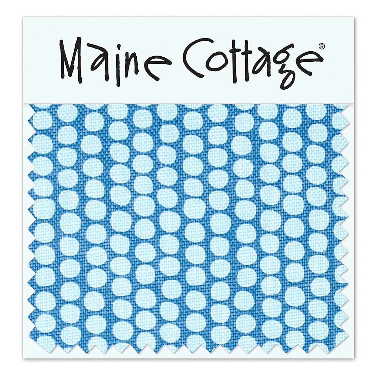 Maine Cottage Hotty Dotty: China Blue Fabric Sample | Maine Cottage® 