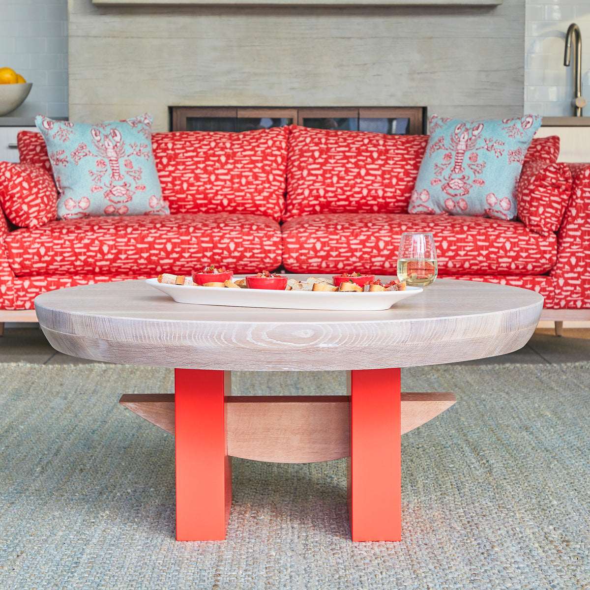 Colorful Painted Coffee Tables Shop Beach House Coffee Tables Maine