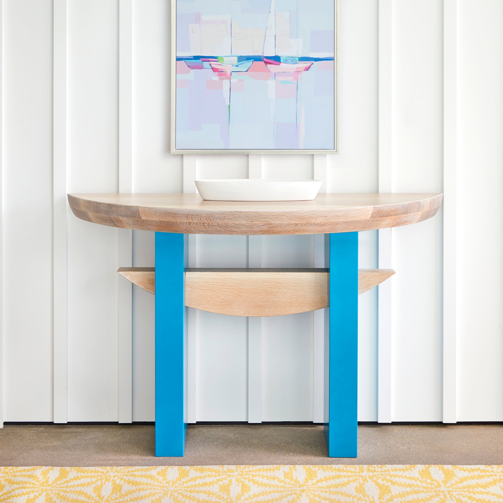 Maine Cottage Boat Hull Hall Table | Maine Cottage® 