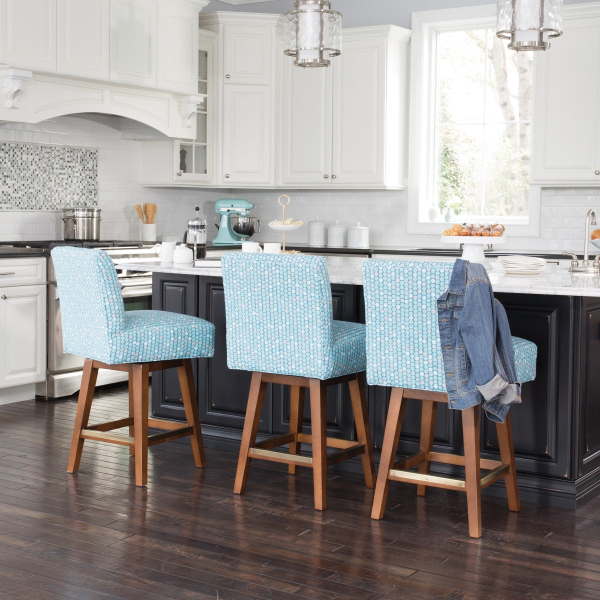 Maine Cottage Ida Swivel Bar Stool | Maine Cottage® 