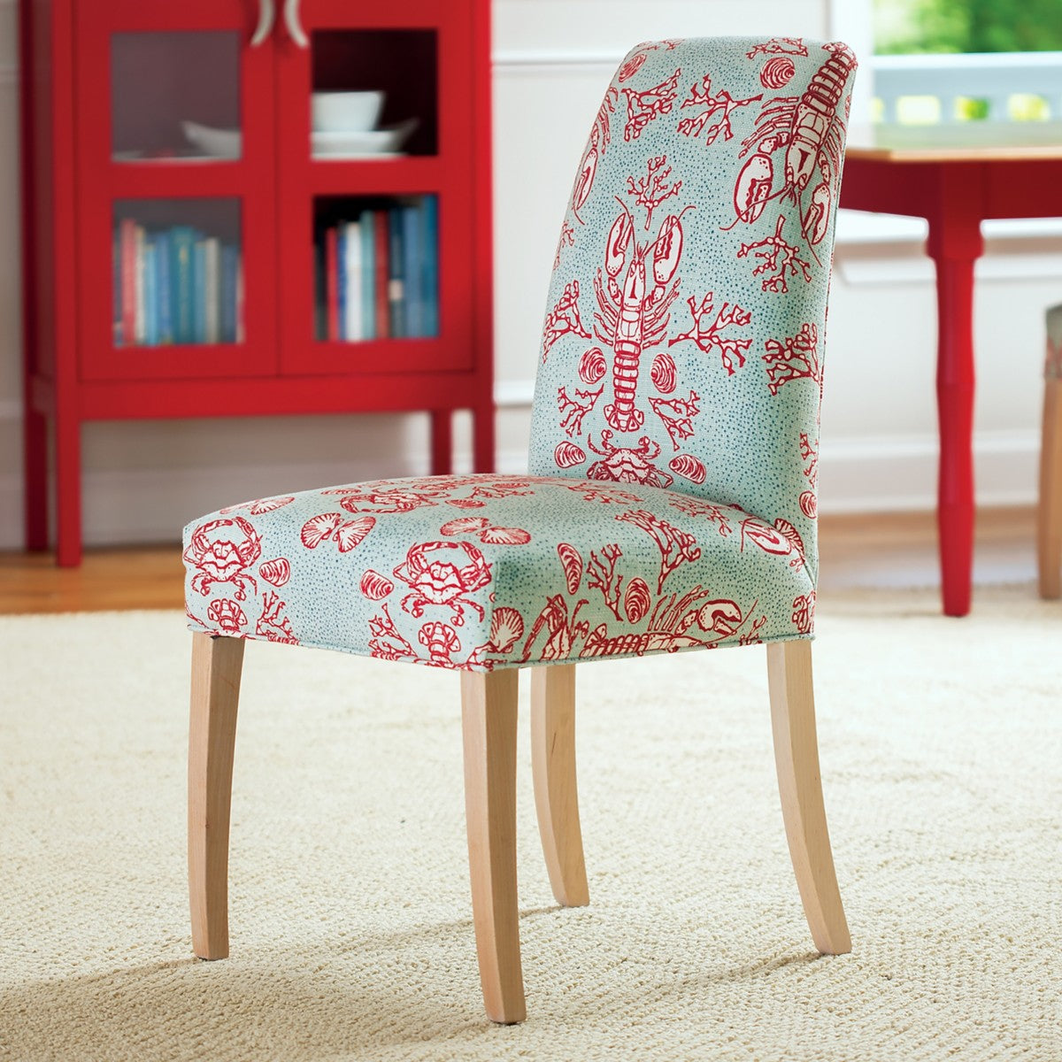 Maine Cottage Jack Dining Chair | Coastal Cottage Upholstered Dining Chair 