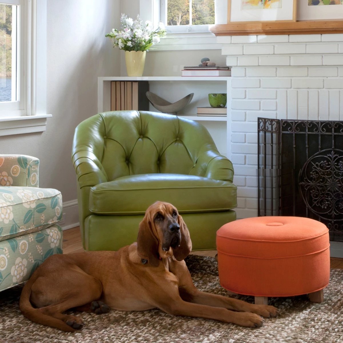 Maine Cottage James Ottoman | Maine Cottage® 