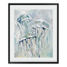 Maine Cottage Jelly Trio by Kim Hovell | Nautical Jellyfish Painting  