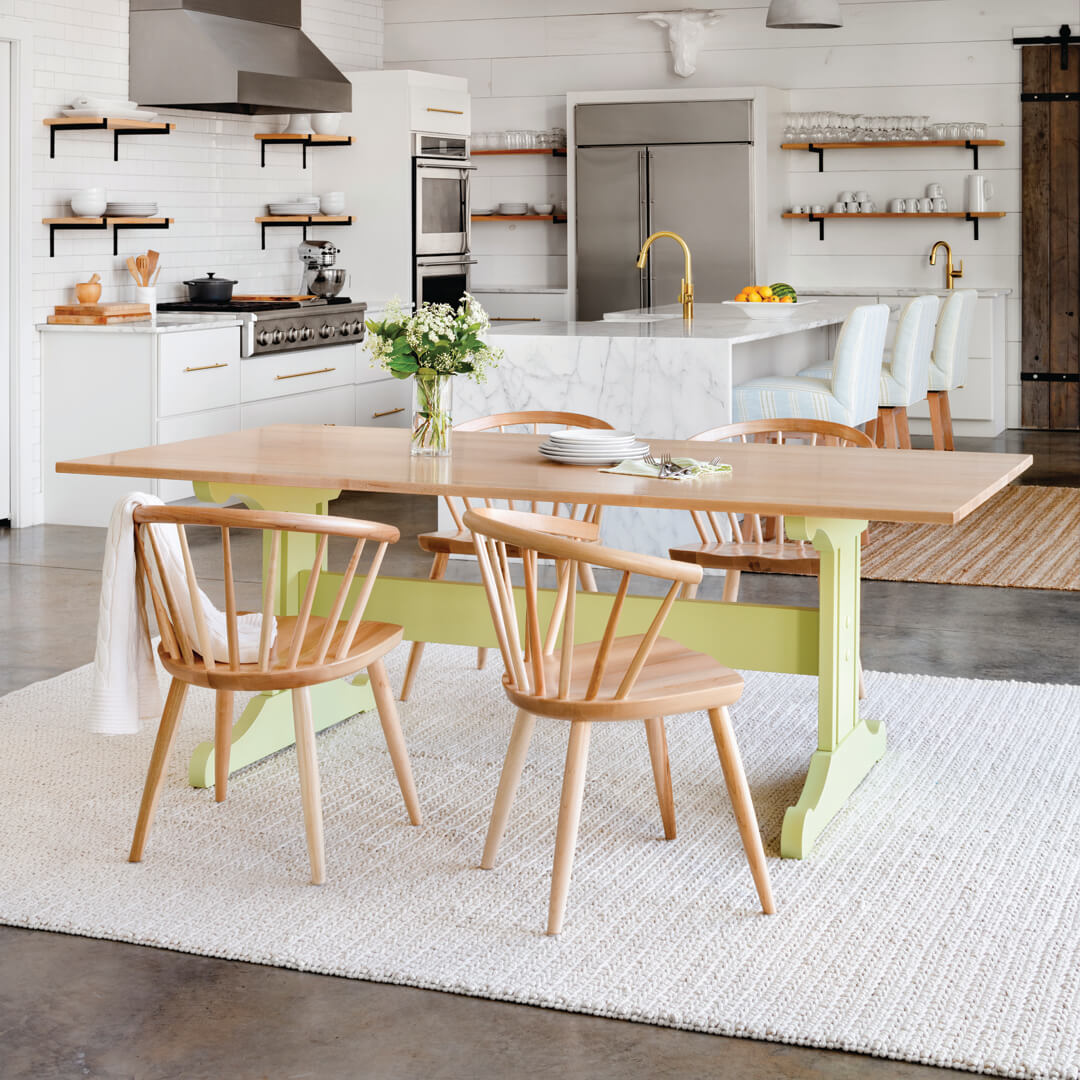 Maine Cottage Judy Dining Chair - Natural | Modern Captain's Dining Chair 