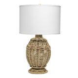 Jute Urn Table Lamp Small