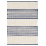 La Mirada Navy Woven Cotton Rug