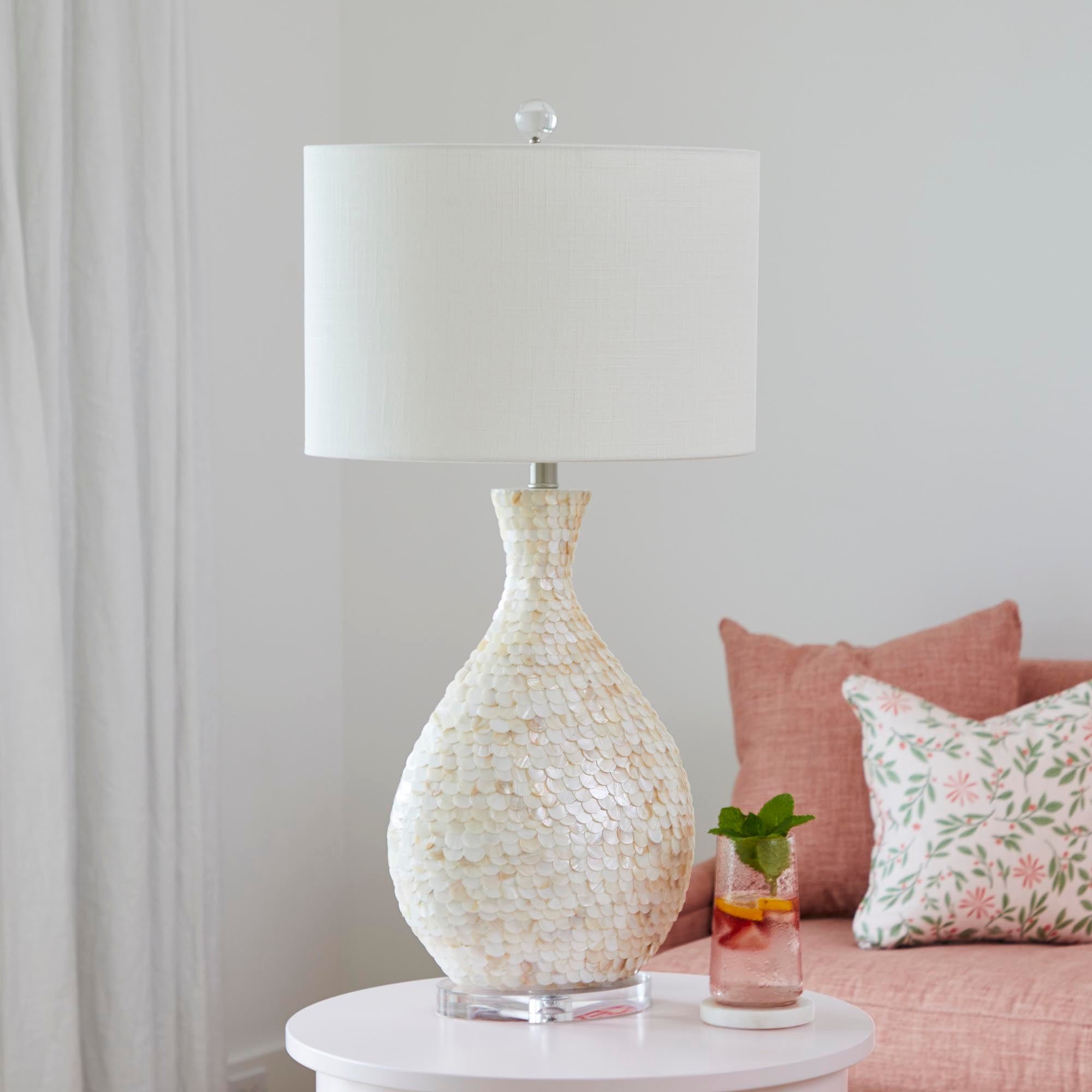 Maine Cottage Mother of Pearl Tear Drop Lamp | Maine Cottage® 