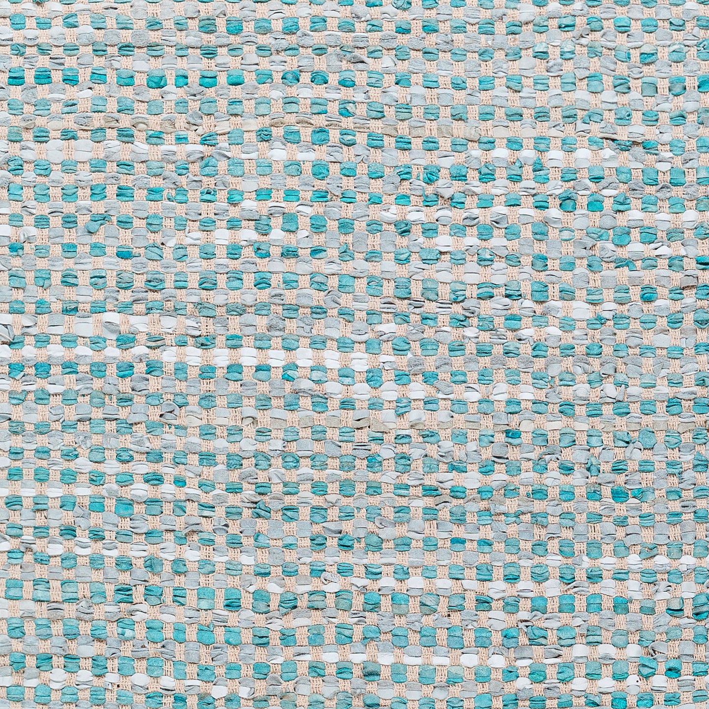 Maine Cottage Leather Rag Rug - Teal | Maine Cottage® 