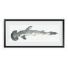 Maine Cottage Baby Hammerhead Painting | Coastal Beach Home Paintings  