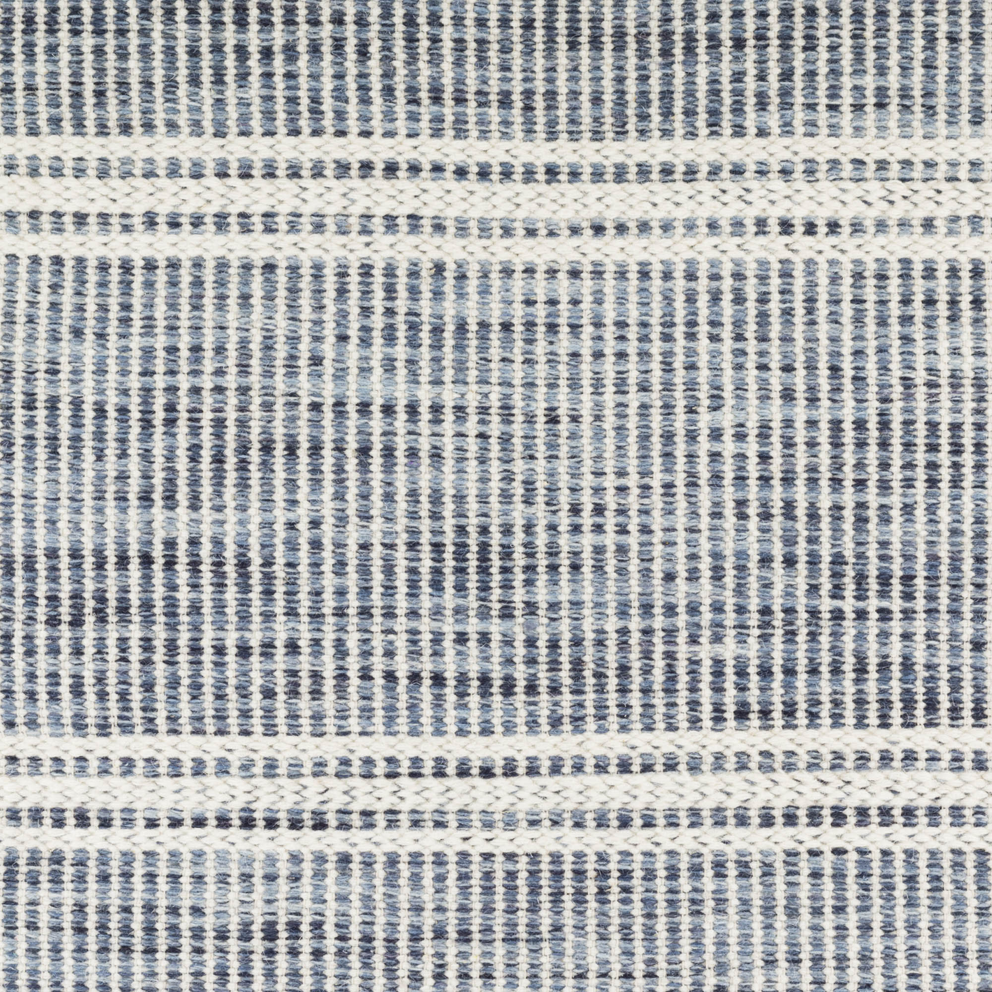 Mud Room Rug - Sunbrella Blue Stripe – Maine Cottage