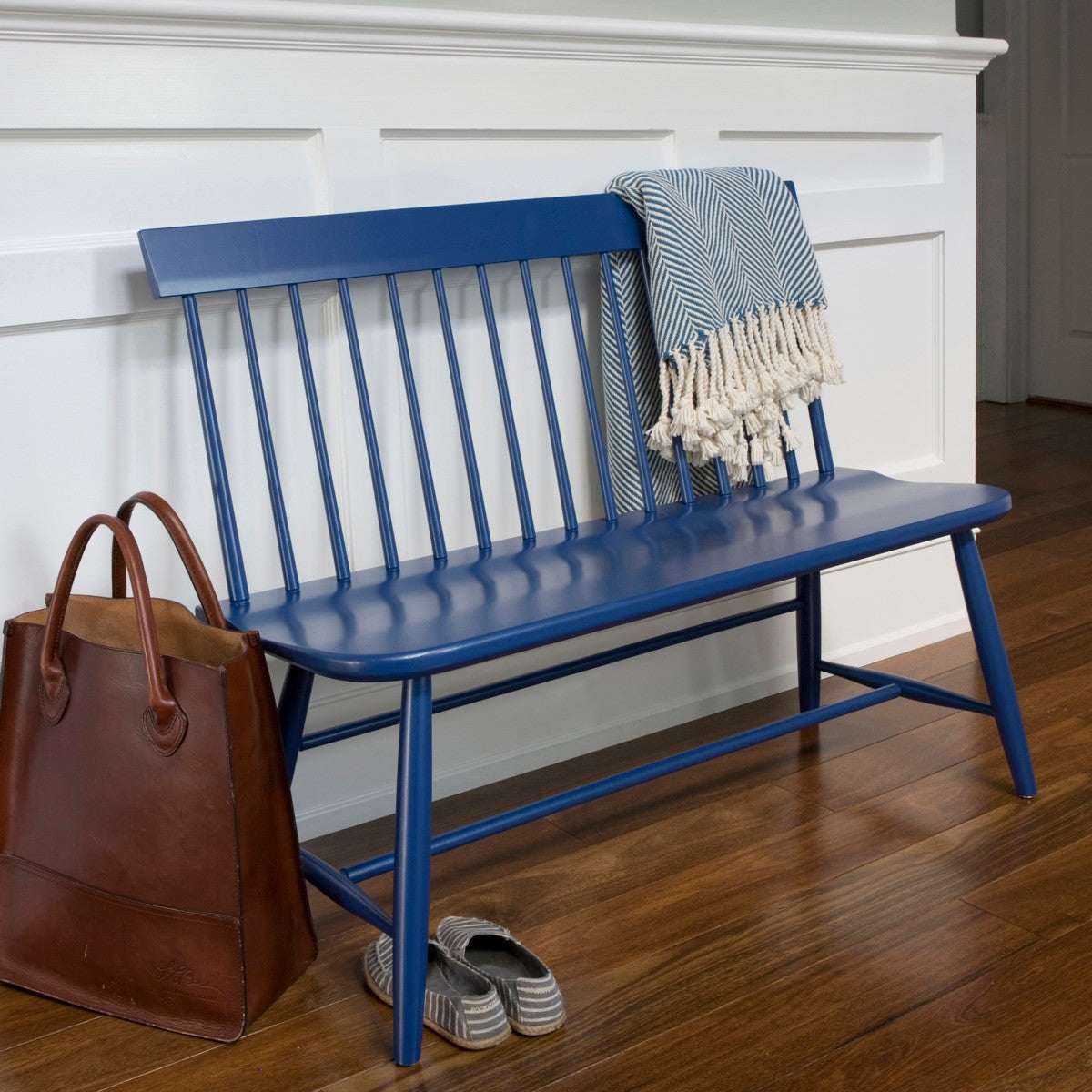 Maine Cottage Margaret Bench | Coastal Traditional Windsor Bench | Handmade 