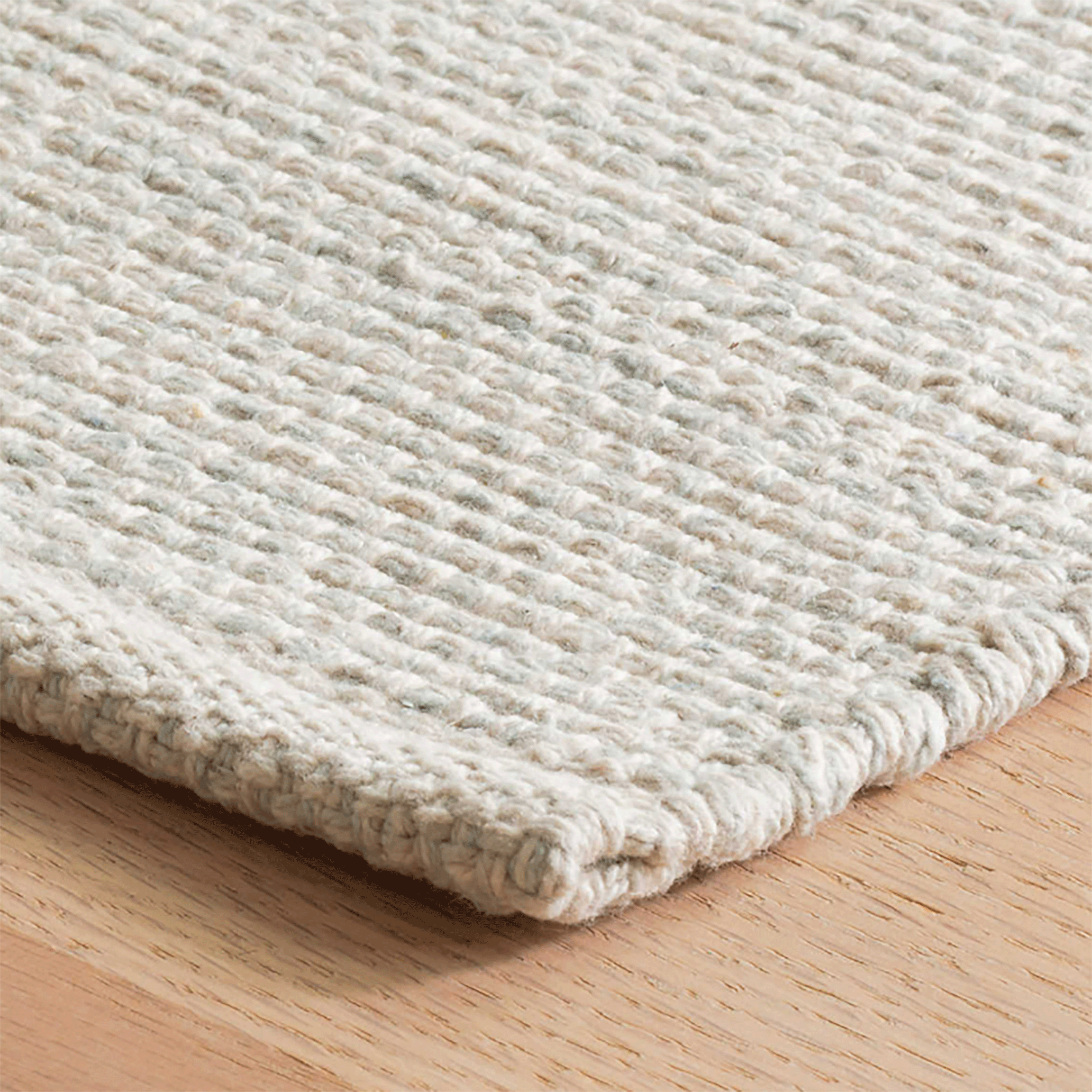 Maine Cottage Marled Light Blue Woven Cotton Rug | Maine Cottage¨ 