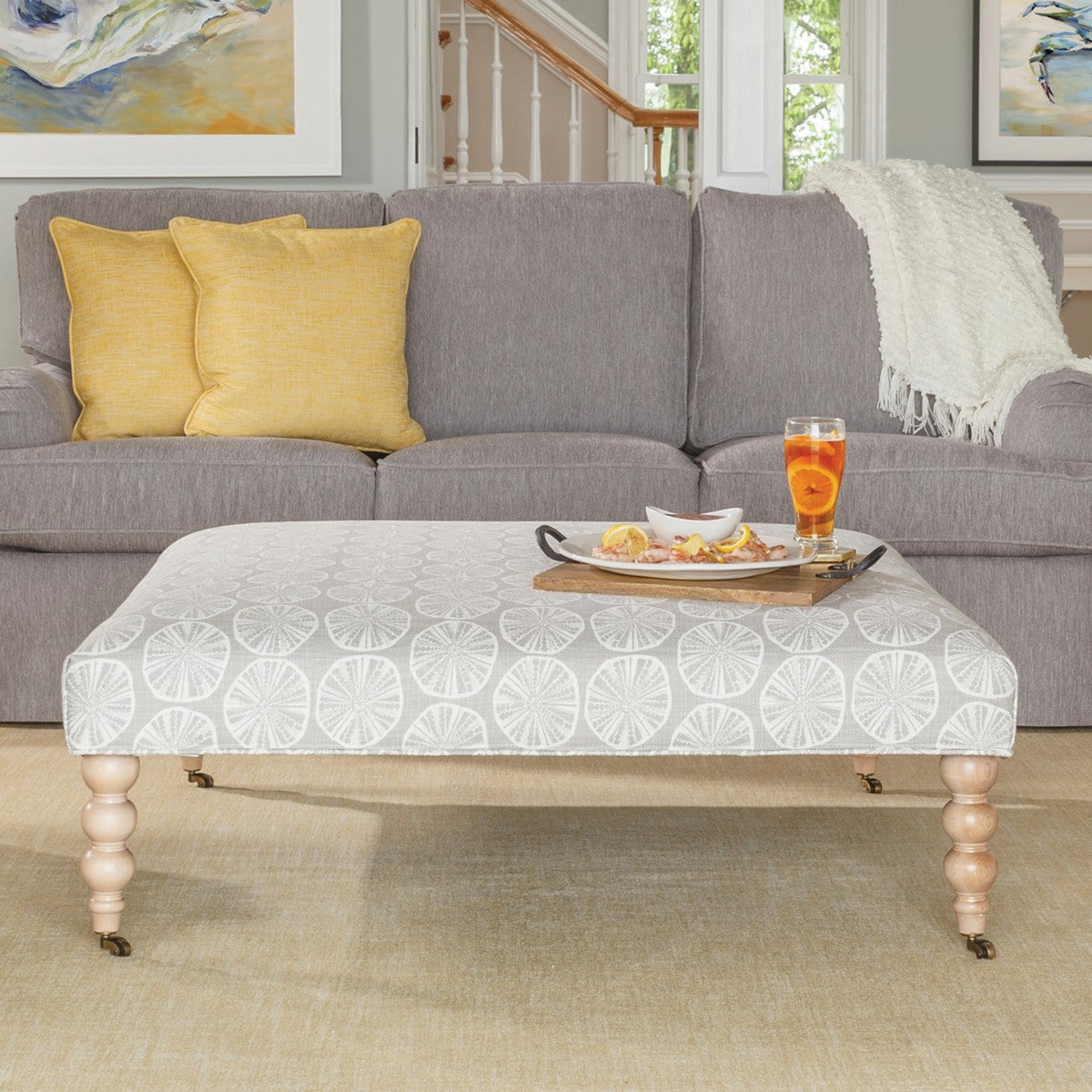 Maine Cottage Morgan Ottoman | Maine Cottage® 