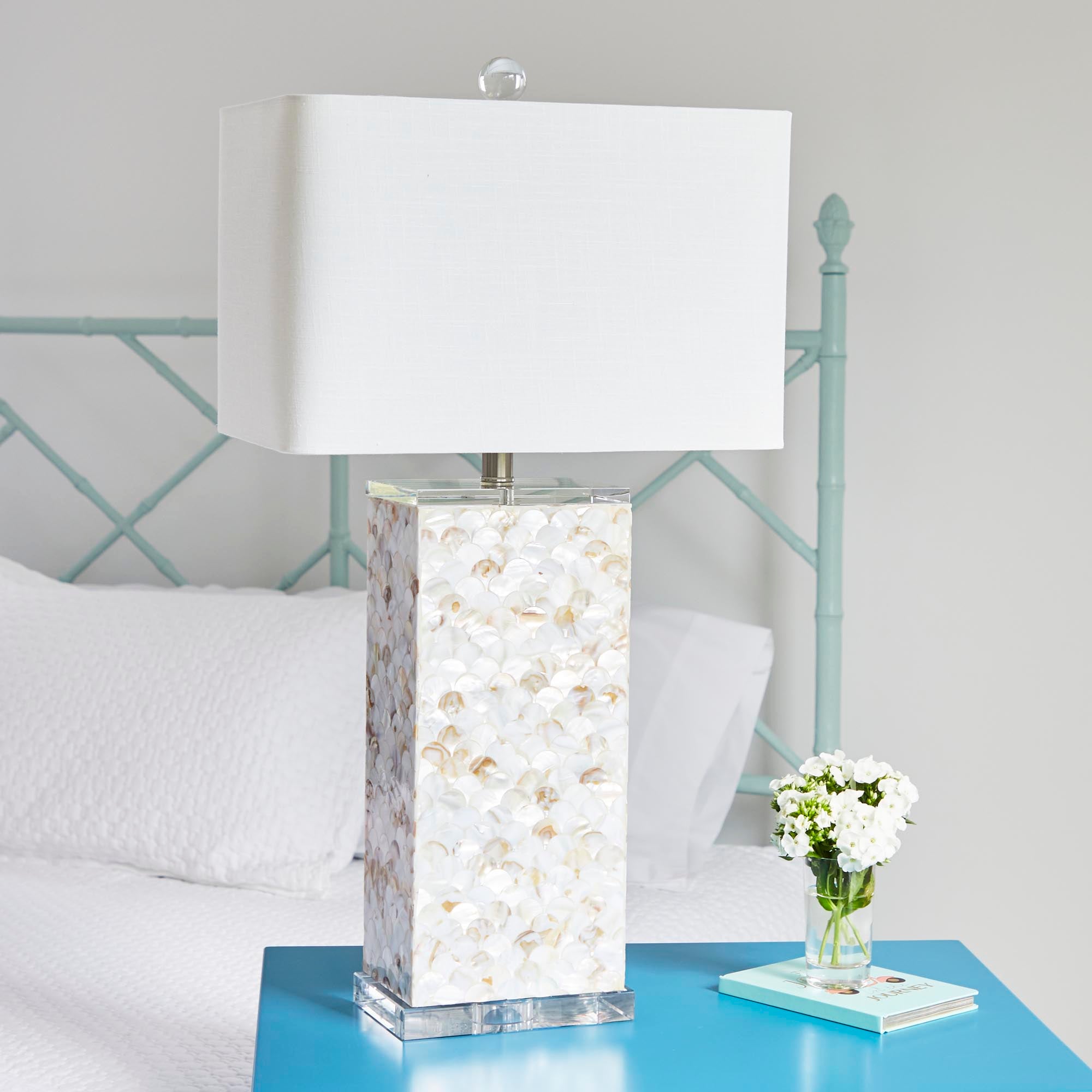 Maine Cottage Mother of Pearl Column Lamp | Maine Cottage® 