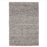 Niels Woven Wool/Viscose Rug - Grey