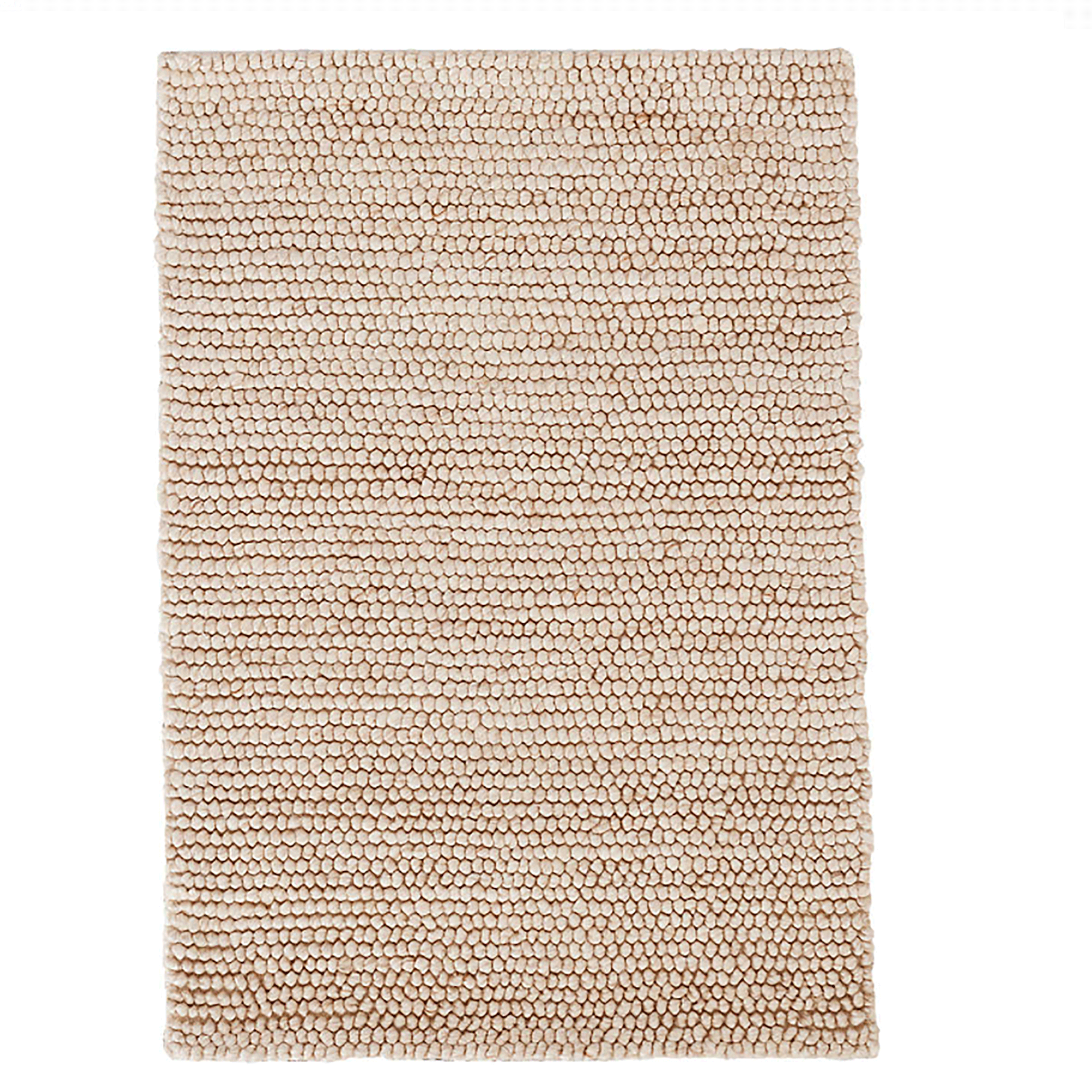 Niels Woven Wool/Viscose Rug - Latte | Maine Cottage¨