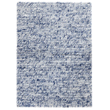 Niels Woven Wool/Viscose Rug - Navy