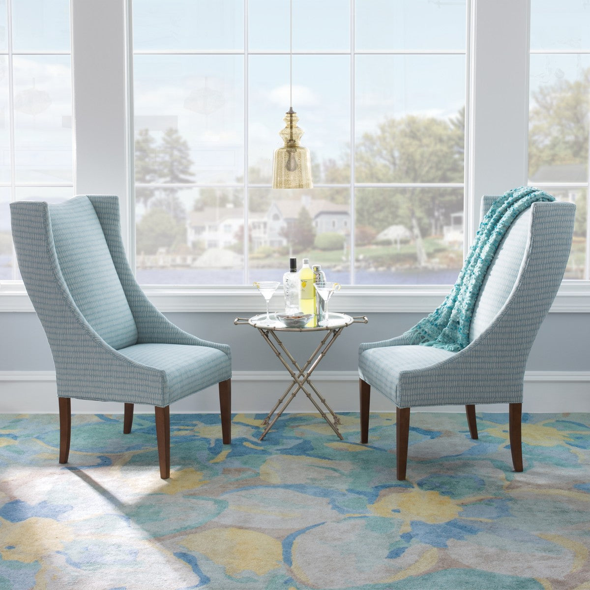 Maine Cottage Olivia Chair | Oversized Dining Chair | Upholstered Dining Chair  