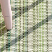 Maine Cottage Oslo Stripe Green Woven Cotton Rug | Maine Cottage¨ 