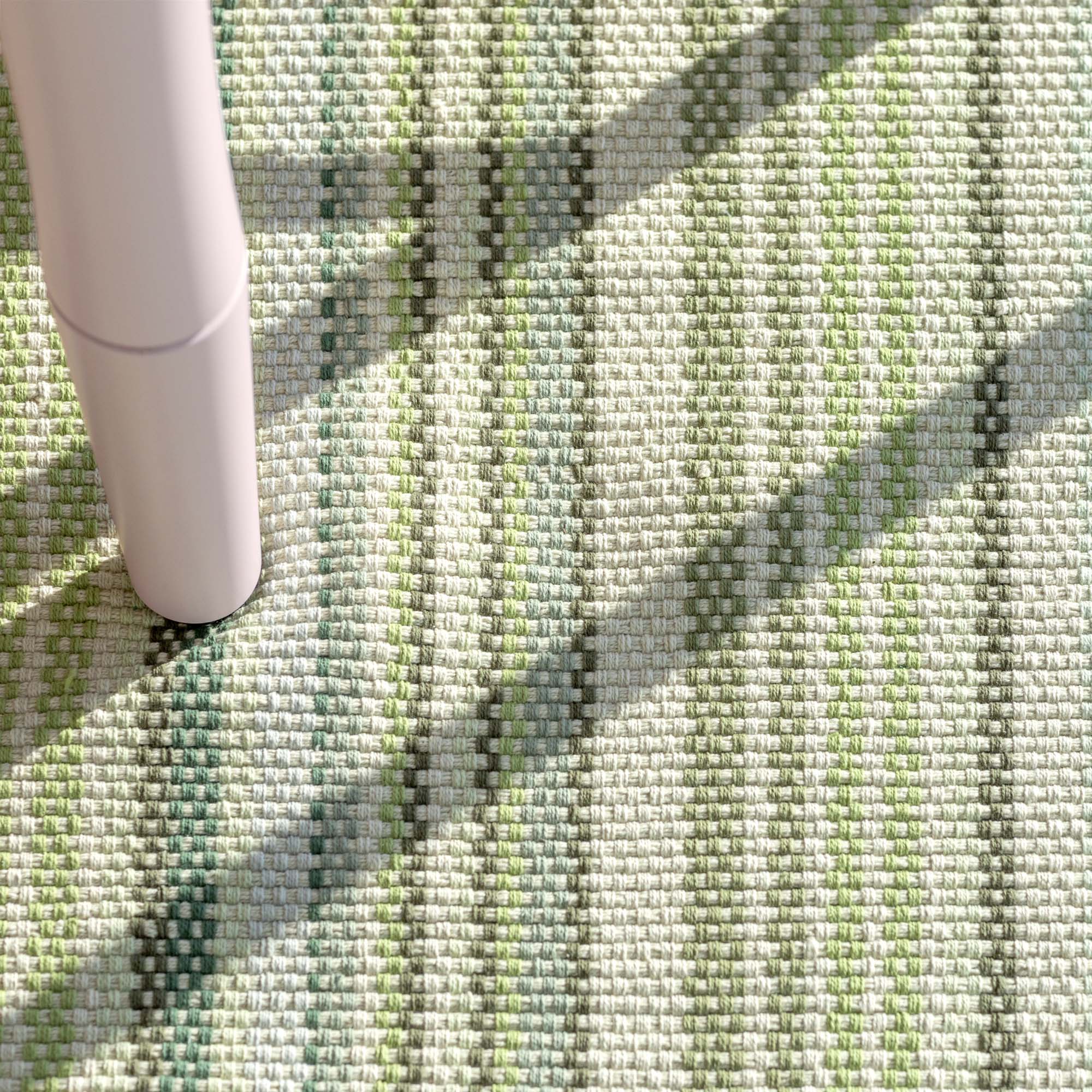 Maine Cottage Oslo Stripe Green Woven Cotton Rug | Maine Cottage¨ 