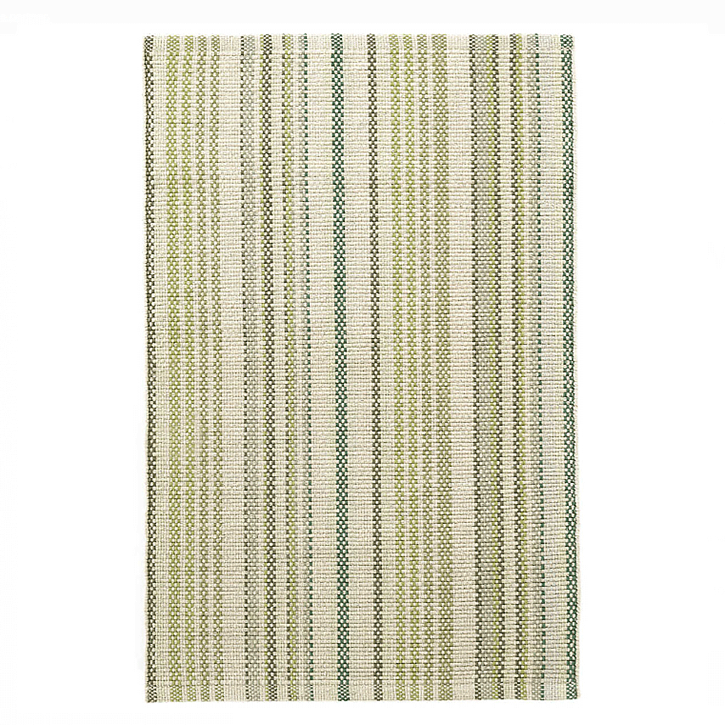 Maine Cottage Oslo Stripe Green Woven Cotton Rug | Maine Cottage¨ 