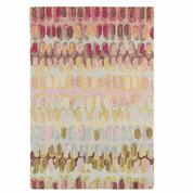 Maine Cottage Paint Chip Pastel Micro Hooked Wool Rug | Pastel Color Rug 