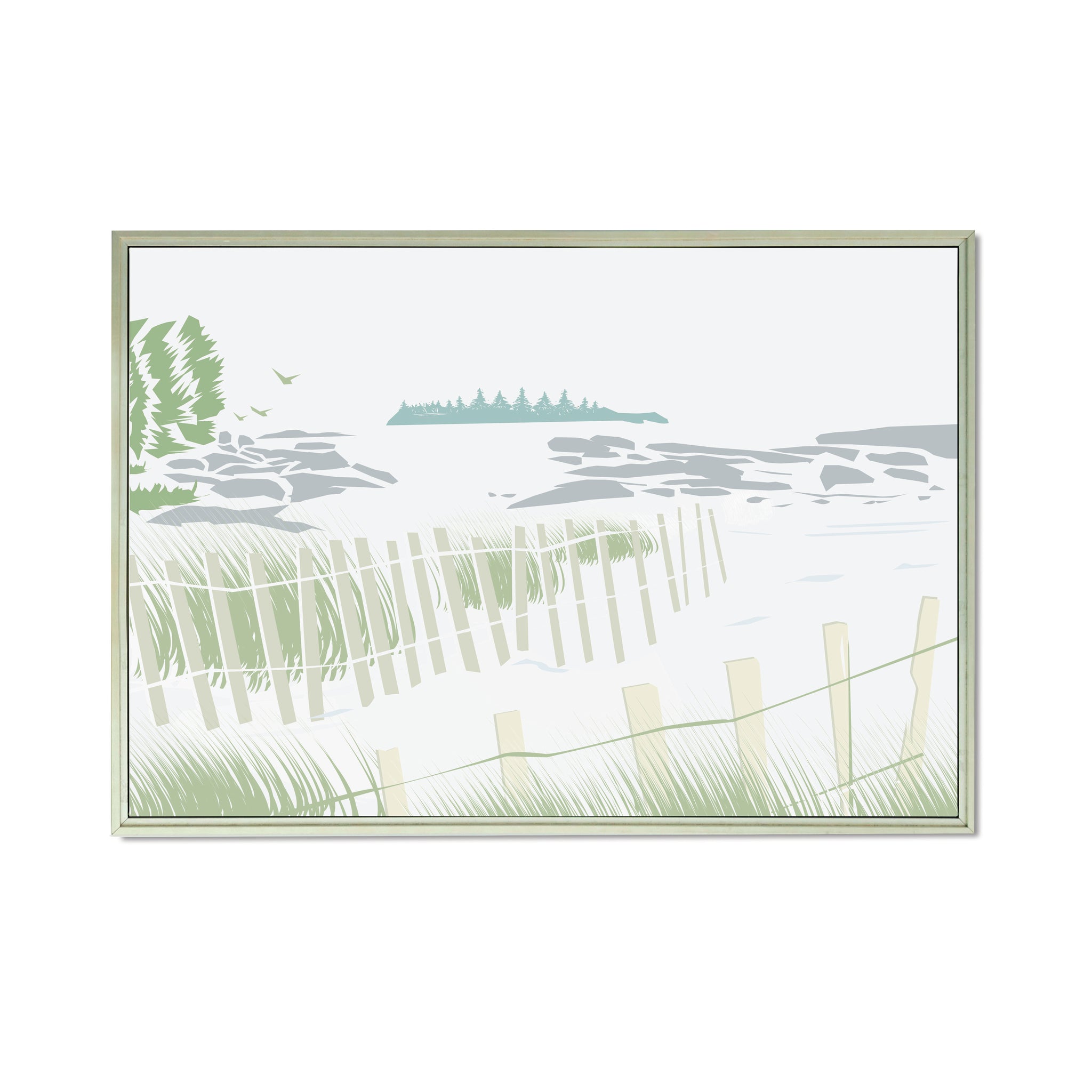 Maine Cottage Beach Path by Gene Barbera for Maine Cottage® 