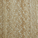 Pleated Braid Jute Rug Straw