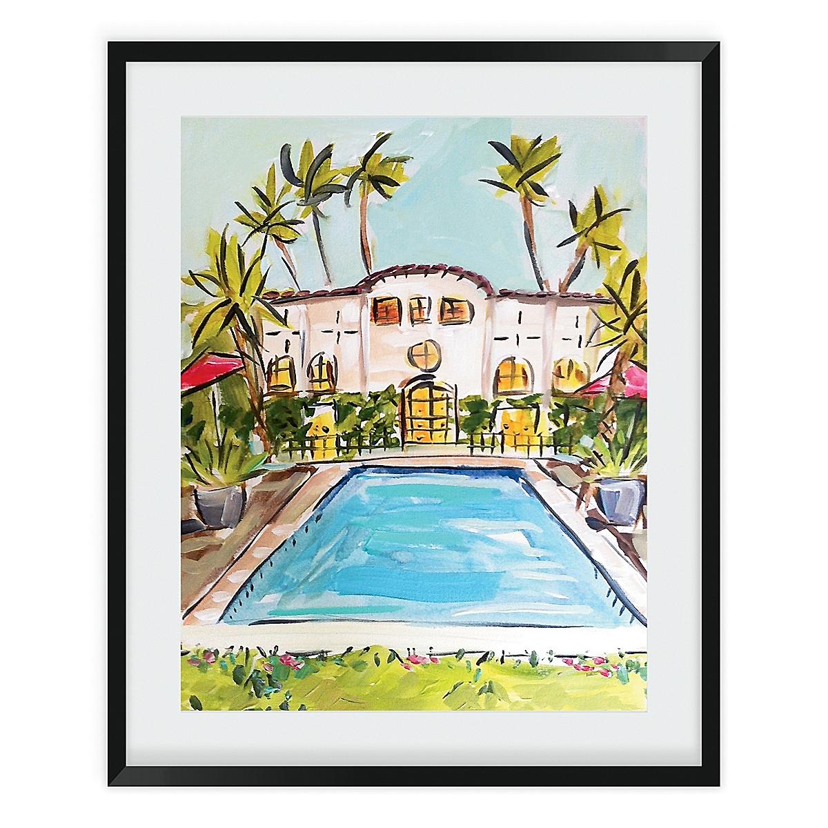 Maine Cottage Resort Pool by Maren Devine for Maine Cottage® 