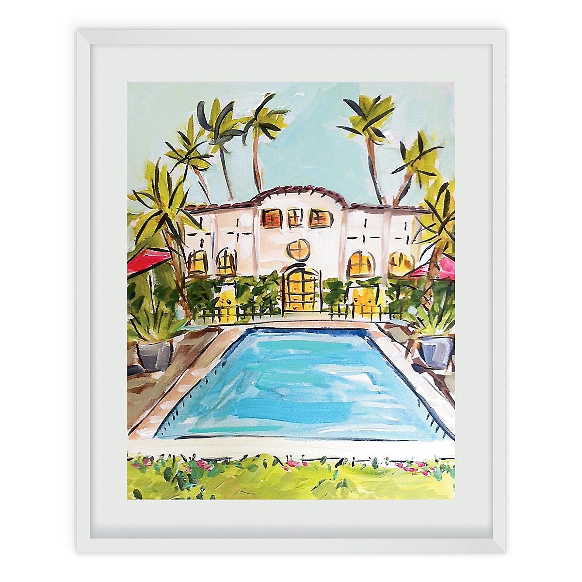 Maine Cottage Resort Pool by Maren Devine for Maine Cottage® 