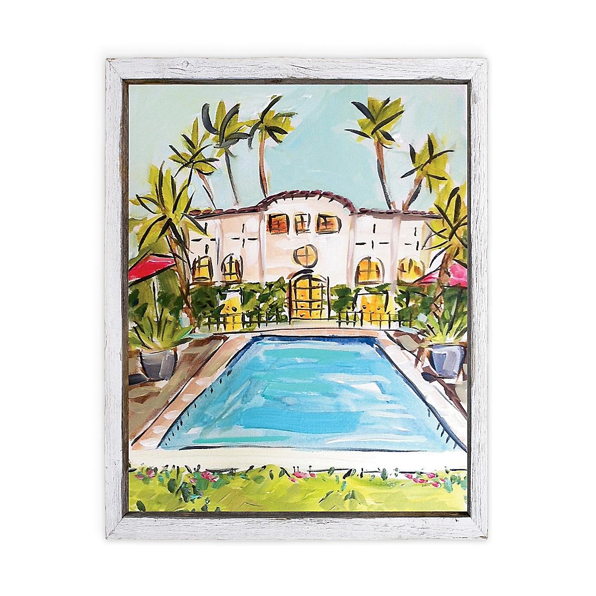 Maine Cottage Resort Pool by Maren Devine for Maine Cottage® 