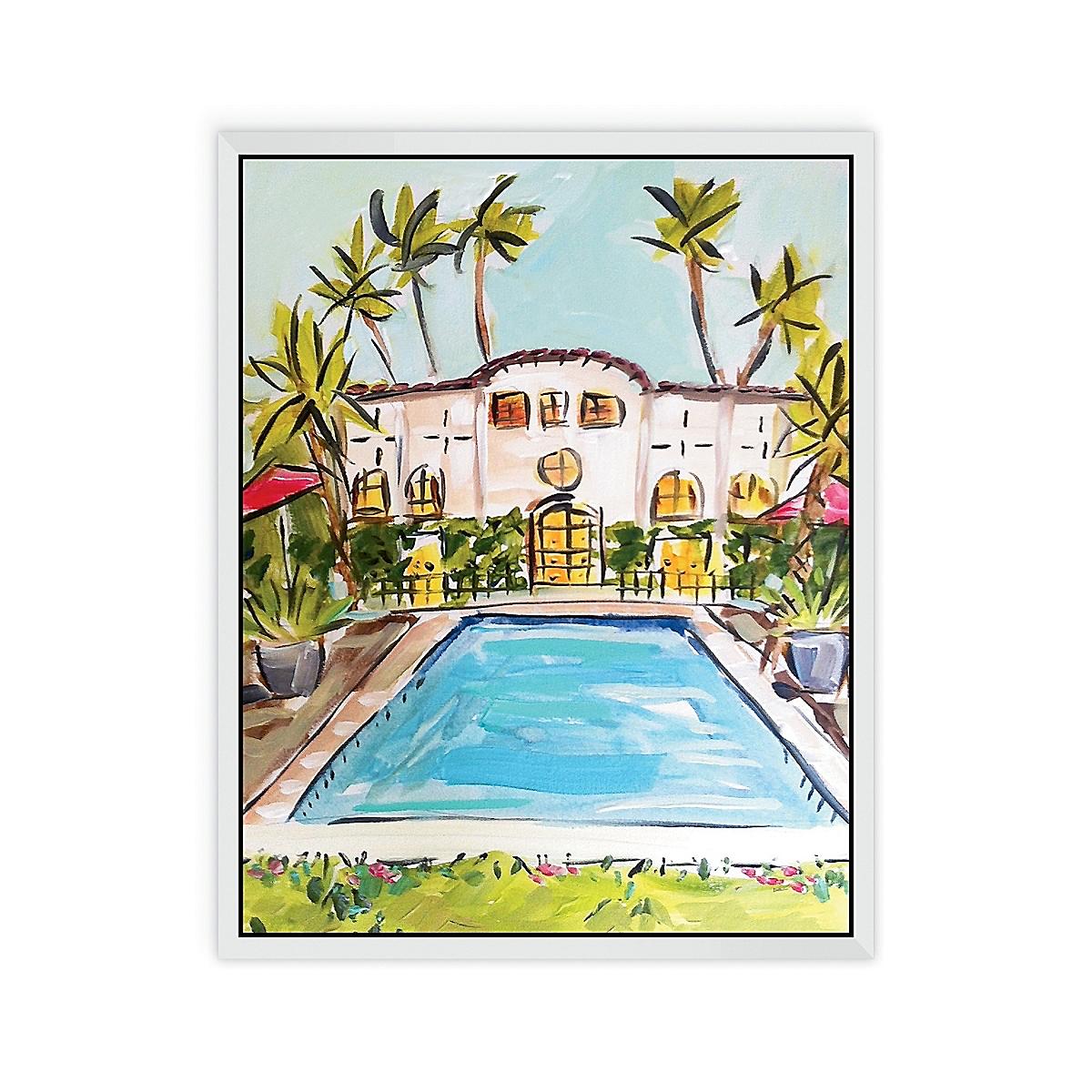 Maine Cottage Resort Pool by Maren Devine for Maine Cottage® 