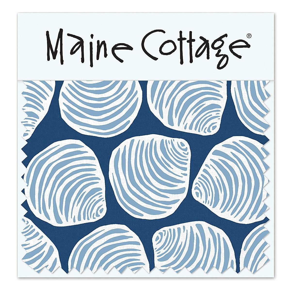 Maine Cottage Shell Game: Marine Fabric Sample | Maine Cottage® 