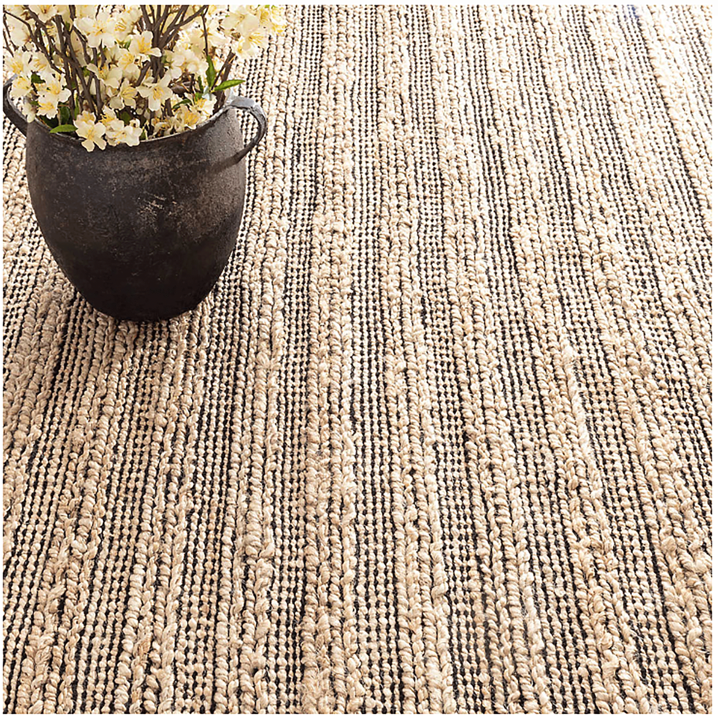 Maine Cottage Simba Black Woven Jute Rug | Maine Cottage¨ 