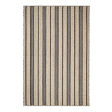 Sisal And Stripes Rug Gunpowder
