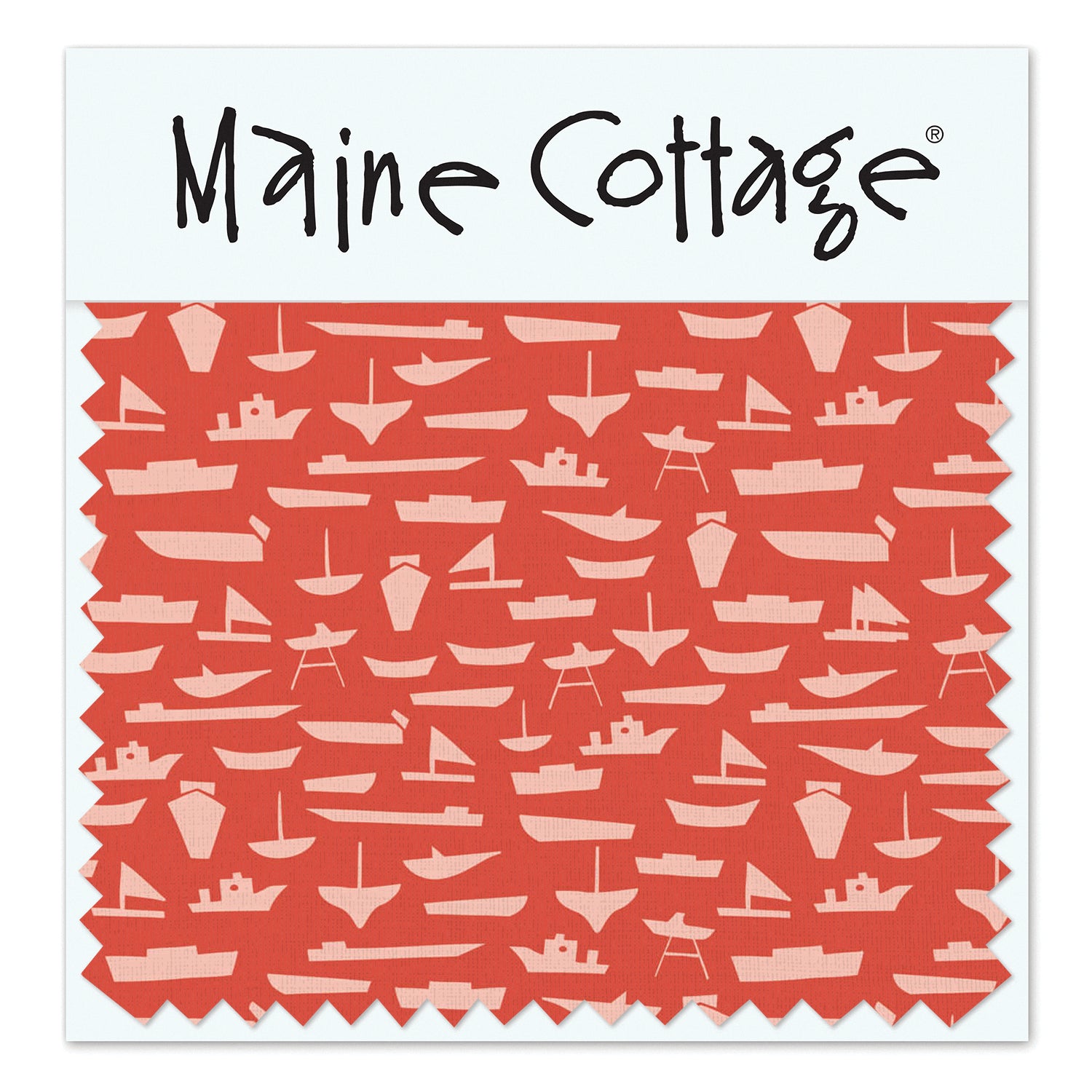 Maine Cottage Boats By The Yard: Gladiola Fabric Sample | Maine Cottage® 