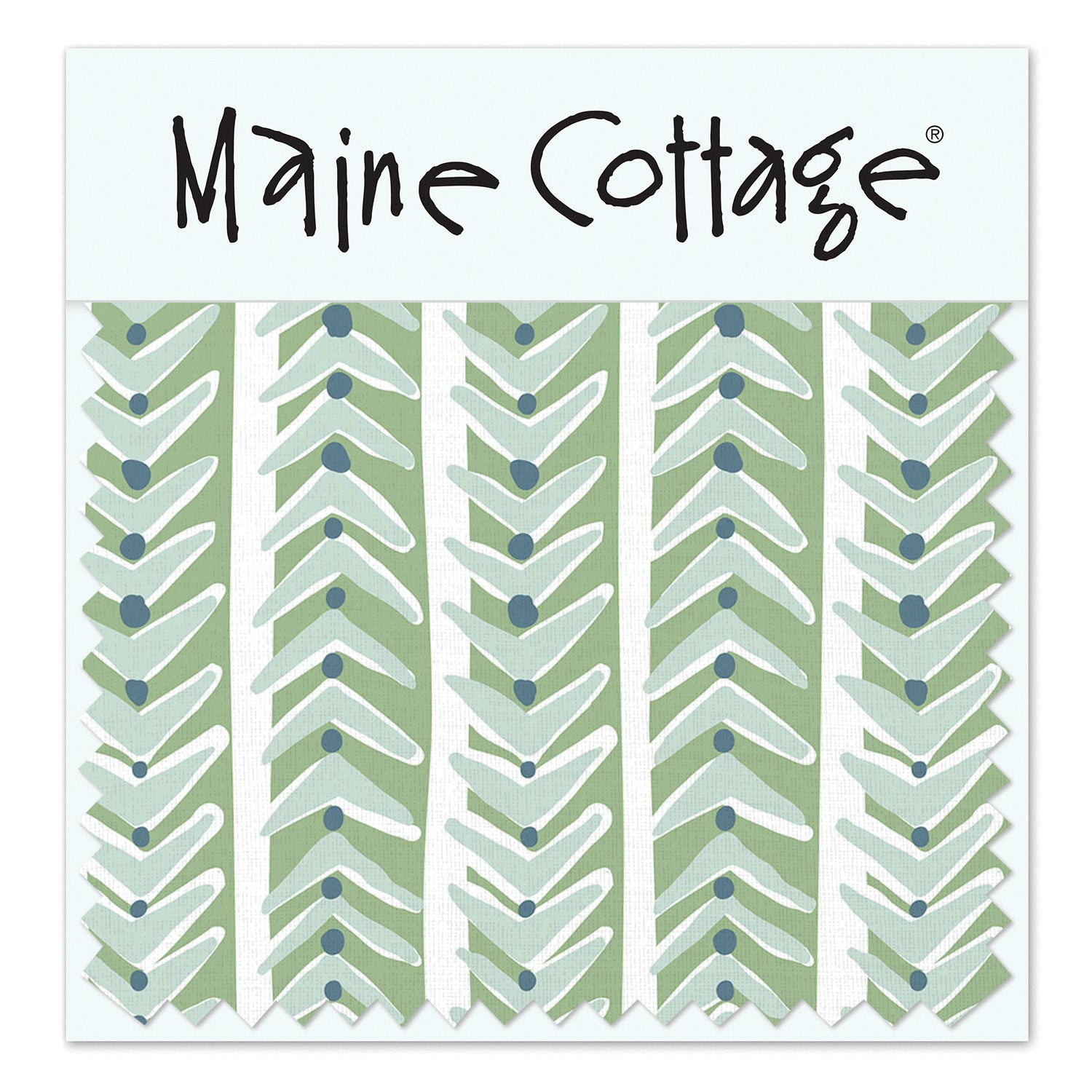 Maine Cottage Boomerang: Sage Fabric Sample | Maine Cottage® 
