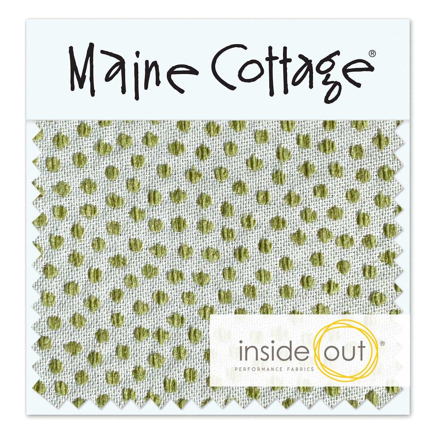 Maine Cottage Freckles: Greenery Fabric Sample | Maine Cottage® 