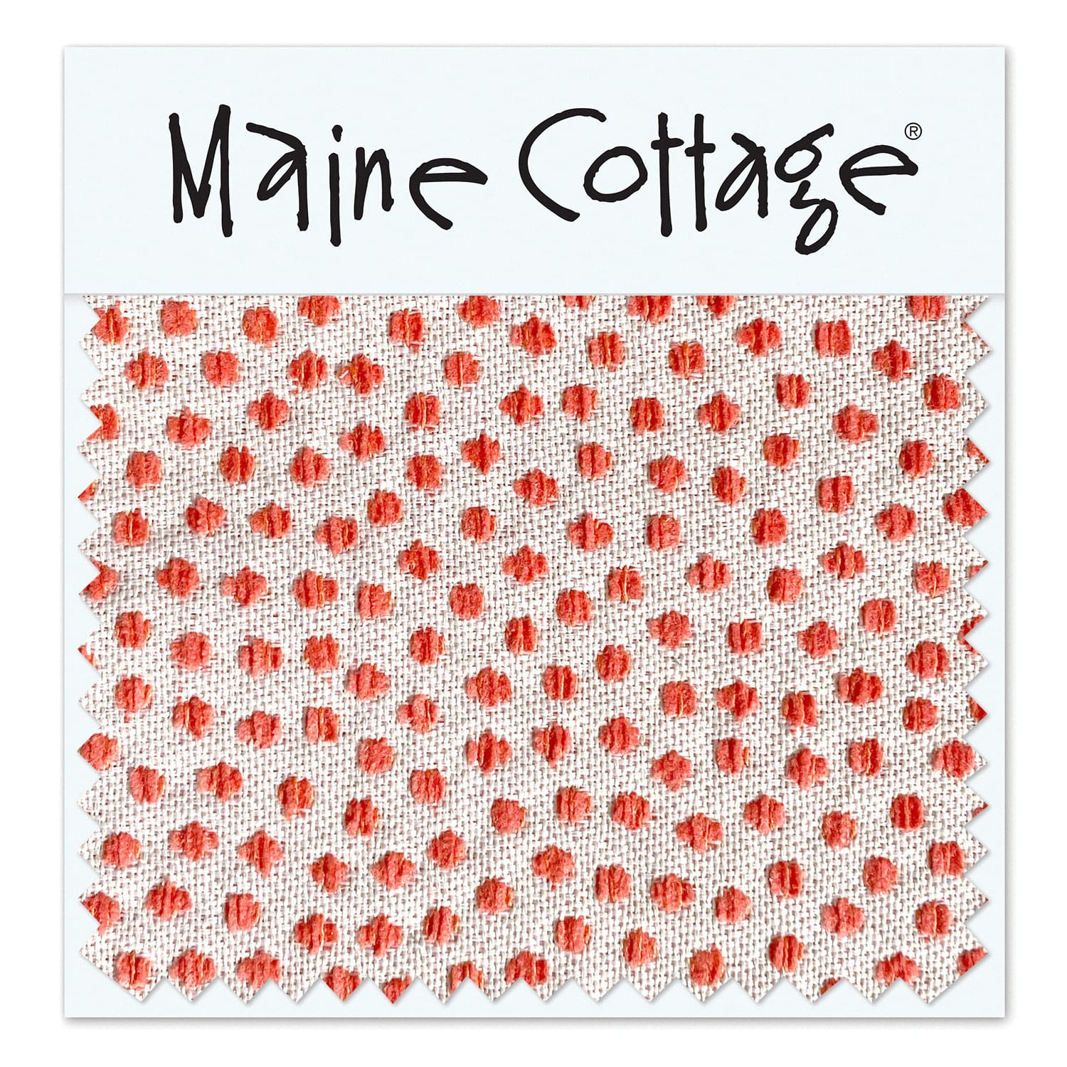 Maine Cottage Freckles: Zinnia Fabric Sample | Maine Cottage® 